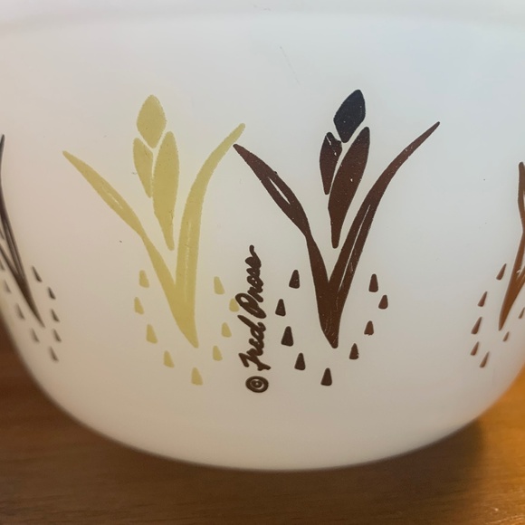 Rare Vintage Fred Press Federal Glass 8” Bowl - Picture 1 of 2